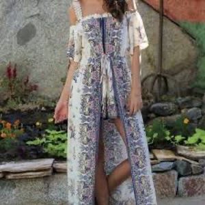 Brand new w tags Angie shorts romper